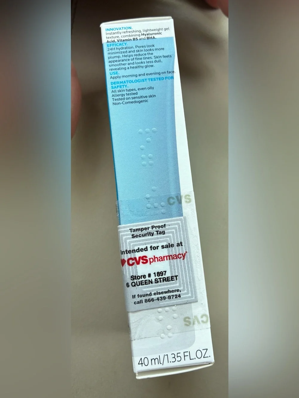 La Roche-Posay Hyalu B5 Water Gel Moisturizer 40ml Brand New